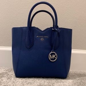 MK royal blue Mae bag, new never used with tags.